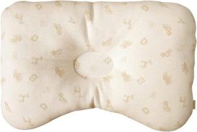 img 4 attached to 🐻 Comforting and Safe: Organic Cotton Baby Protective Pillow, Featuring Basic Animal Friends