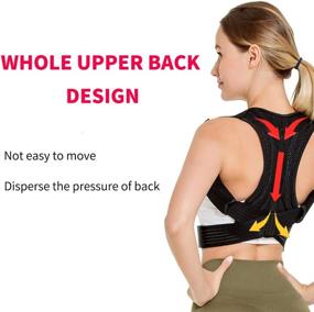 img 2 attached to Scienlodic Back Straightener Posture Corrector: Adjustable Brace for Men and Women, Straight Steel Plates, Support for Scoliosis, Humpback Correction, Neck and Shoulder Relief (Plus Size)