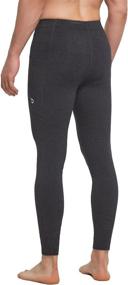 img 3 attached to 🏋️ BALEAF Men's Yoga Leggings Running Tights: Pockets, Compression & Performance for Workout, Dance, and Cycling