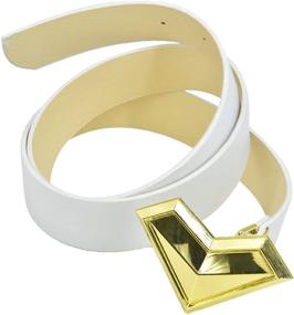 img 4 attached to DAZCOS Akali Cosplay Belt with Stylish Golden Heart-shaped Buckle