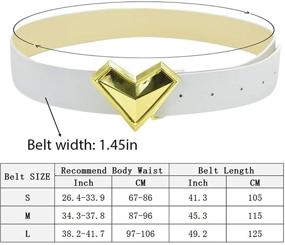 img 2 attached to DAZCOS Akali Cosplay Belt with Stylish Golden Heart-shaped Buckle