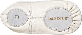 img 1 attached to Danzcue Child Leather 🩰 Ballet Slipper with Split Sole