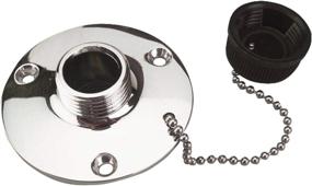 img 1 attached to 🚤 Enhance Your Boating with Sea Dog Line Fresh Water Outlet CHR BR