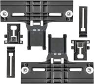 🔧 w10350376 &amp; w10195840 &amp; w10195839 rack adjuster kit replacement (2-pack) by partsbroz - compatible with whirlpool dishwashers - substitutes w10712394, ap5956100, ps10064063, w10253546 логотип