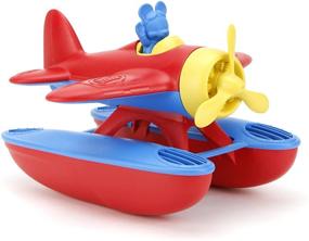 img 3 attached to Зеленая игрушка Disney Baby Exclusive Mickey Mouse Seaplane: Игра в притворство и игрушка для купания - Экологичная, безопасная, сделана в США