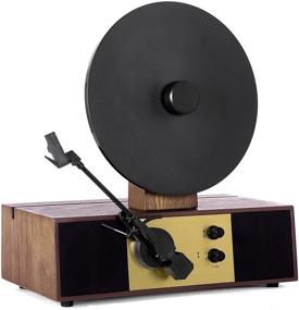 img 3 attached to 🎵 Premium Handcrafted Ashtree Wood Fuse REC Vertical Vinyl Record Player with Bluetooth & Audio Technica Cartridge