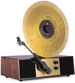img 4 attached to 🎵 Premium Handcrafted Ashtree Wood Fuse REC Vertical Vinyl Record Player with Bluetooth & Audio Technica Cartridge