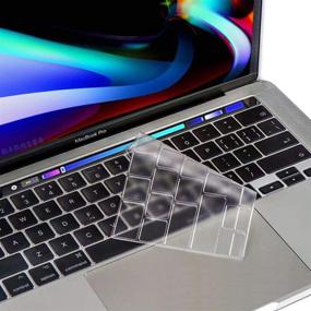 img 3 attached to 🔵 MUBUY Фильтр голубого света против отблеска для MacBook Pro 16 дюймов, 2 штуки: Матовый защитный экран против отпечатков пальцев и клавиатурная накладка, выход 2019–2021, модель A2141