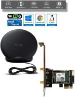 tingting wifi 6 802.11ax двухдиапазонная 2974 мбит/с pci-e беспроводная карта сетевого адаптера wifi 📶 с bluetooth 5.0 для настольного компьютера - максимальная связь и высокая скорость работы логотип