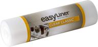 🦆 duck brand clear classic easy 286230: non-adhesive shelf liner for organized surfaces (12 in x 20 ft roll) логотип