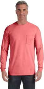 img 3 attached to 👕 Men's Comfort Colors Long Sleeve C4410 Crunchberry L Shirt in Clothing, T-Shirts & Tanks