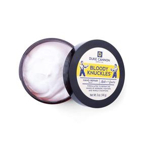 img 1 attached to 👊 Duke Cannon Supply Co. Bloody Knuckles Hand Repair Balm, Net Weight 5oz (3 Pack) / Fragrance-Free, No Parabens