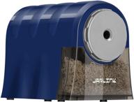 🔌 jarlink electric pencil sharpener, high-performance pencil sharpener plug-in, rapidly sharpen 5000 times, ultra-sharp point for 6-8mm no.2/colored pencils, blue logo