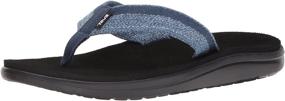 img 4 attached to Stylish and Comfortable Chocolate Men's Shoes: Teva Voya Flip Bristol Athletic Footwear