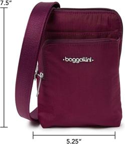 img 1 attached to 👜 Women's Handbags & Wallets: Baggallini Anti-Theft Crossbody Bag in Black - Ideal for Crossbody Activities