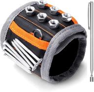 🔧 horusdy magnetic wristband: strong magnets for dad, holds screws, nails, drilling bits - perfect tool gift for men logo