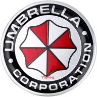 бейдж-наклейка для автомобиля resident evil umbrella от yspring - диаметр 2,95 дюйма, наклейка-эмблема из алюминиевого сплава 3d umbrella corporation для автомобилей и мотоциклов (стиль b-1 шт.) логотип