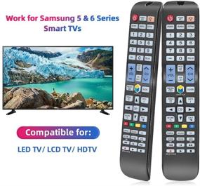 img 2 attached to Gvirtue BN59-01223A Remote Control: The Perfect Replacement 📺 for Samsung LCD LED HDTV Smart TV with Backlight