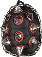 🎒 spiked black red shell backpack: the ultimate biodomes edition логотип