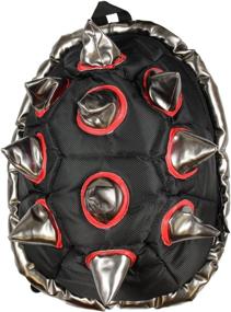 img 2 attached to 🎒 Spiked Black Red Shell Backpack: The Ultimate BioDomes Edition