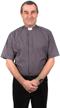 mens clergy shirt collar sleeve logo