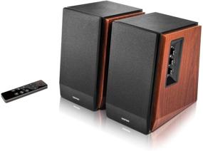 img 3 attached to 🔊 Edifier R1700BTs Active Bluetooth Bookshelf Speakers - High-quality Wireless Studio Monitor Speaker - 66w RMS with Subwoofer Line Out
