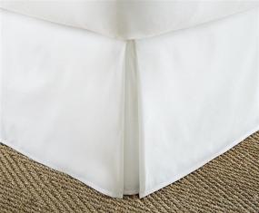 img 3 attached to Ienjoy Home Collection Pleated Skirt Bedding for Bed Skirts