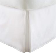 ienjoy home collection pleated skirt bedding for bed skirts logo