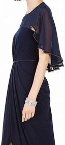 img 2 attached to Adrianna Papell Womens Chiffon Midnight