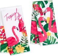 hand towel set decorate tropical logo