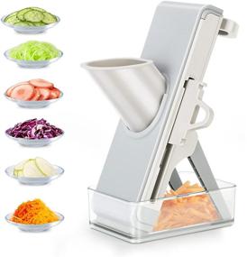 img 4 attached to Safe Vegetable Slicer Adjustable Cucumber Etc