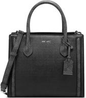 👜 stylish and spacious: discover the nine west aidenne satchel logo