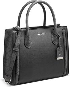 img 1 attached to 👜 Stylish and Spacious: Discover the Nine West Aidenne Satchel