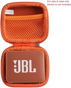 img 3 attached to Hermitshell Travel Case For JBL GO2 - Waterproof Ultra Portable Bluetooth Speaker (Orange)