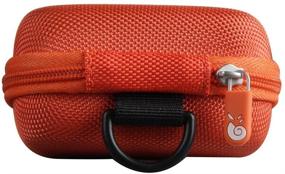 img 1 attached to Hermitshell Travel Case For JBL GO2 - Waterproof Ultra Portable Bluetooth Speaker (Orange)