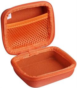 img 2 attached to Hermitshell Travel Case For JBL GO2 - Waterproof Ultra Portable Bluetooth Speaker (Orange)