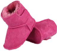 👶 genuine sheepskin baby snow boots: warm winter first walker toddler shoes for boys and girls by bebila logo