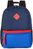 🎒 hawlander preschool backpack toddler navy blue backpacks: perfect bags for kids! logo