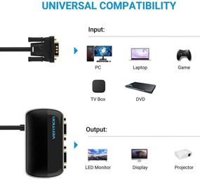 img 1 attached to Splitter VENTION Coverter Compatible Projector