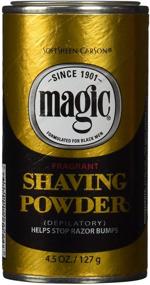 img 4 attached to 🪒 Effortless and Effective Shaving Experience with Magic Shave Shaving Powder Gold - 5 oz, 3 pk