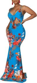 img 3 attached to 🌺 Hawaiian Floral Evening Gown Off Shoulder Maxi Dress - Women's Sexy Long Dress