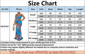 img 1 attached to 🌺 Hawaiian Floral Evening Gown Off Shoulder Maxi Dress - Women's Sexy Long Dress