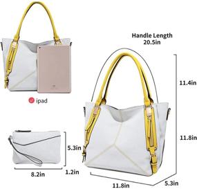 img 1 attached to Fashion Handbags Shoulder Satchel Handbag