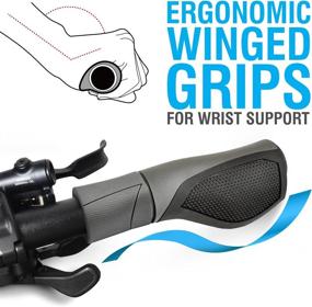 img 3 attached to 🚲 MARQUE Ergo Bike Handlebar Grip: Enhanced Replacement for Twist Shifters – Seamless Compatibility with Standard and Twist Shifters – Easy to Cut Design