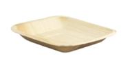 🌿 eco-friendly palm leaf square plates, pack of 100 - compostable wooden disposable plates by packnwood (6"x6"x0.8") logo