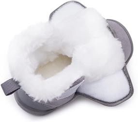 img 1 attached to 🥾 Warm and Cozy Snow Boots for Boys and Girls - BMCiTYBM Winter Fur Lined Baby Shoes