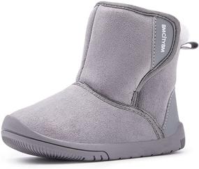 img 4 attached to 🥾 Warm and Cozy Snow Boots for Boys and Girls - BMCiTYBM Winter Fur Lined Baby Shoes
