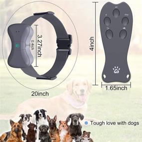 img 3 attached to 🐶 LindoPet Safe Training Collar: Shock & Vibration Modes, Electromagnetic Launch, Bluetooth & RF433 Control, Rechargeable & Adjustable Shock Levels