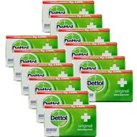 🧼 дезинфицирующее мыло dettol для рук и тела, оригинальная формула, 110 г/3.88 унции - набор из 12 штук: ваша максимальная защита от бактерий! логотип