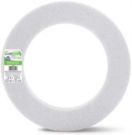 floracraft styrofoam wreath form white logo